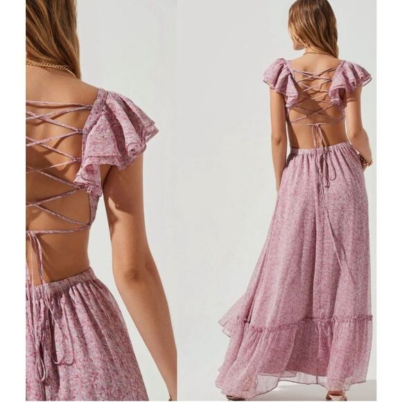 ASTR The Label Primrose Dress - Pink - Picture 3 of 13